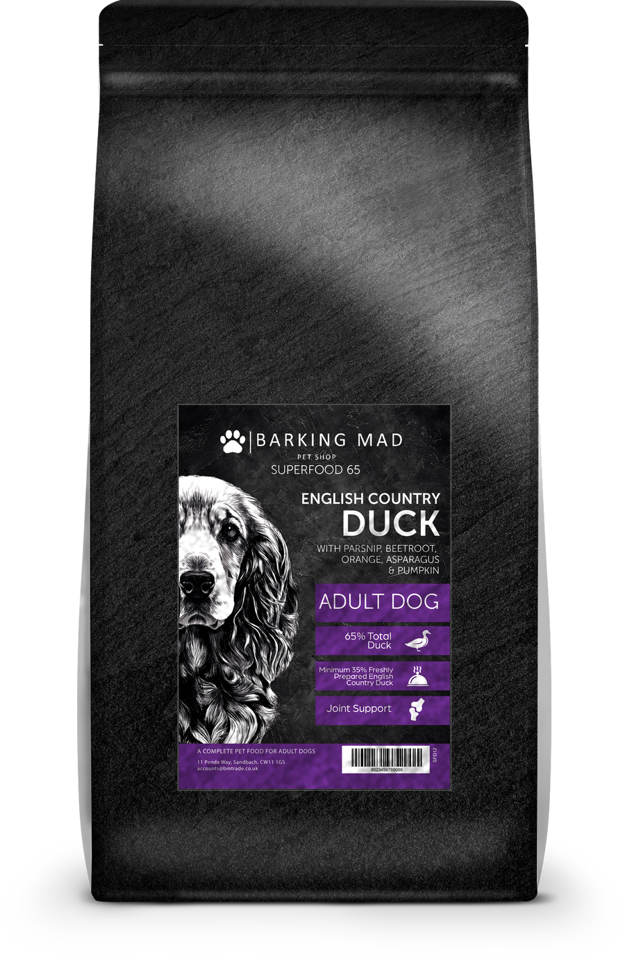 Superfood 65 English Country Duck Dog Food