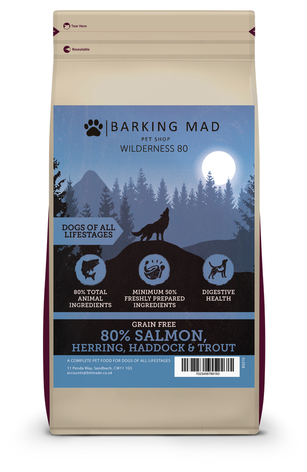 Wilderness 80 Salmon, Herring, Haddock & Trout Dog Food