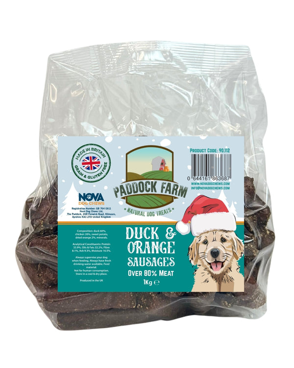 Duck & Orange Sausages 1kg