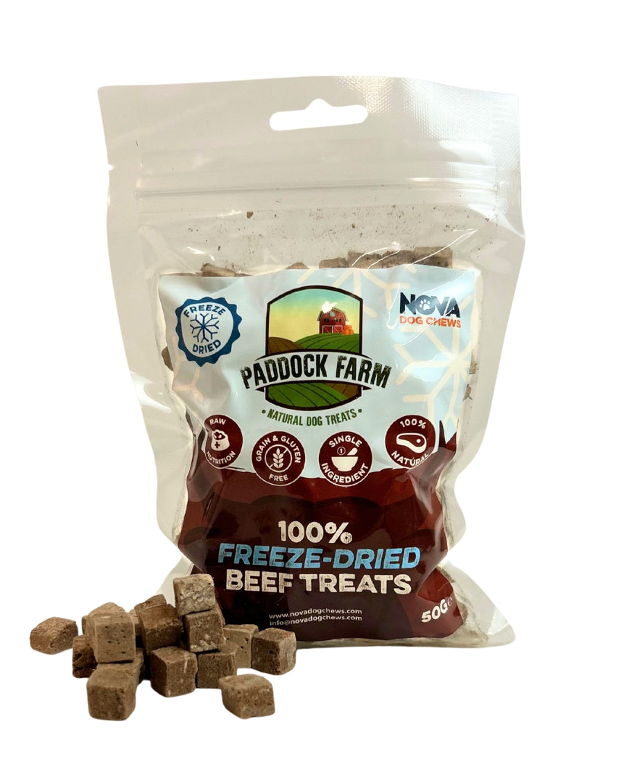 Freeze Dried Beef Treats 50g – Box of 8