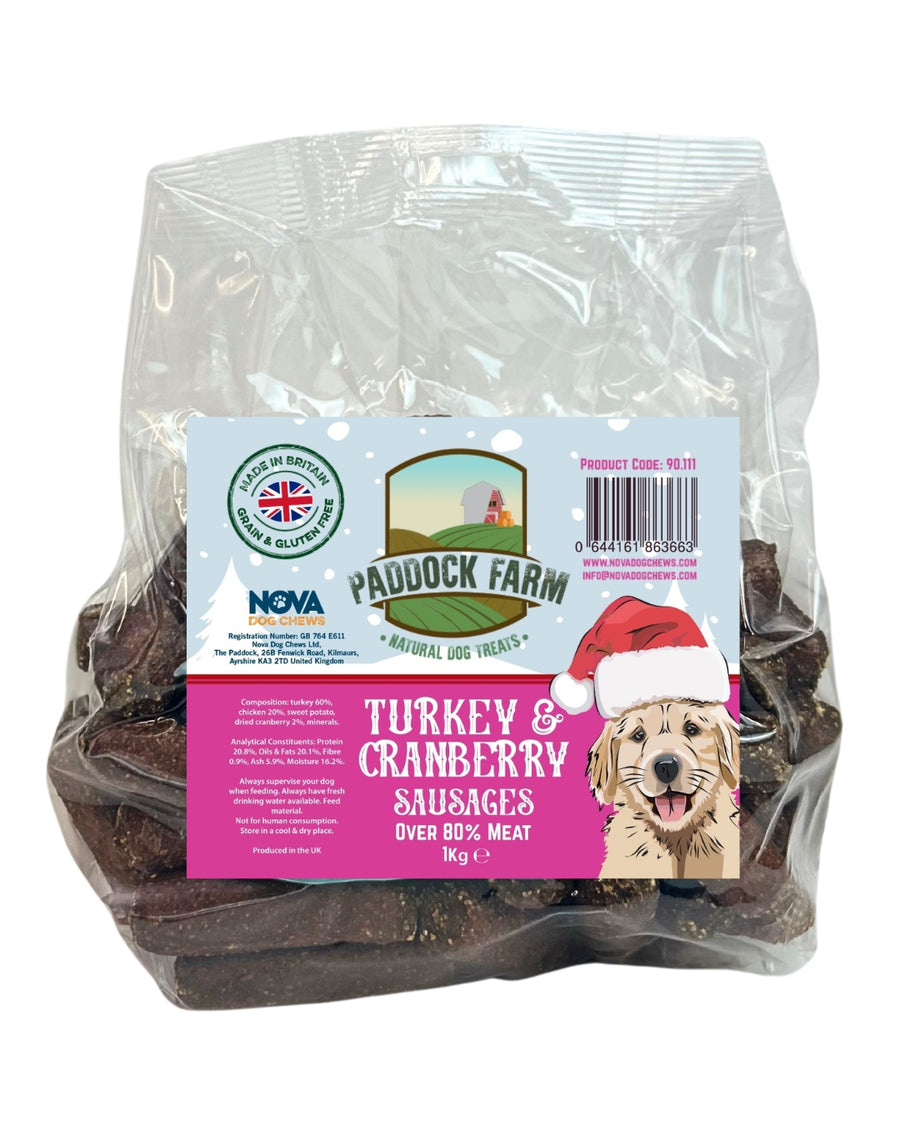 Turkey & Cranberry Sausages 1kg