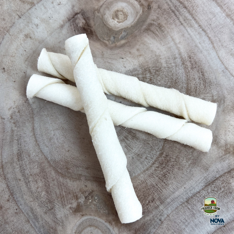 White Hide Twist 5″