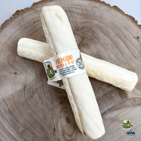 White Hide Roll 9-10″