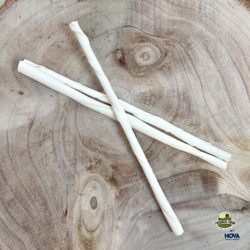 White Hide Twist 10″
