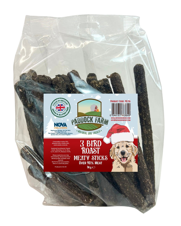 Three Bird Roast Meaty Sticks 1kg