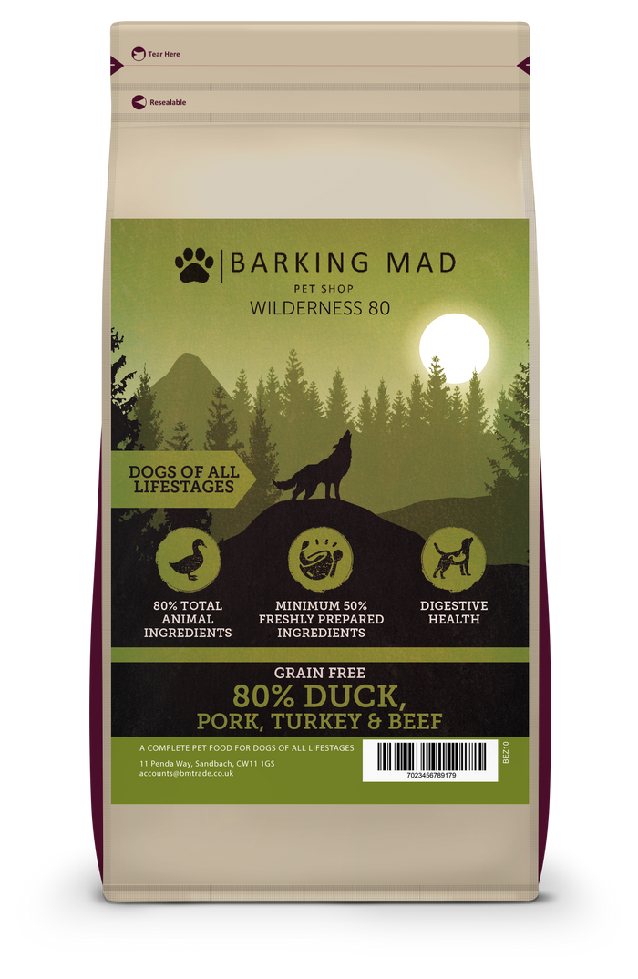 Wilderness 80 Duck, Pork, Turkey & Beef Dog Food