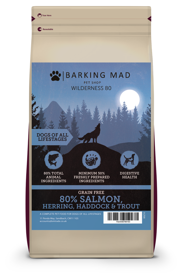 Wilderness 80 Salmon, Herring, Haddock & Trout Dog Food