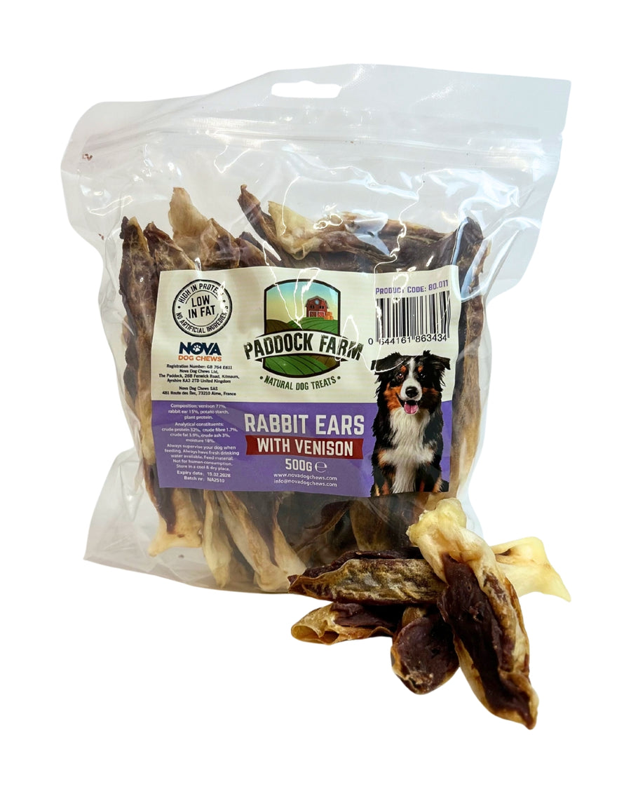 Rabbit Ears with Venison 500g